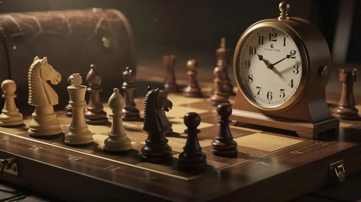 Chess diagram showing piece activity and initiative with arrows indicating attacking threats across multiple squares