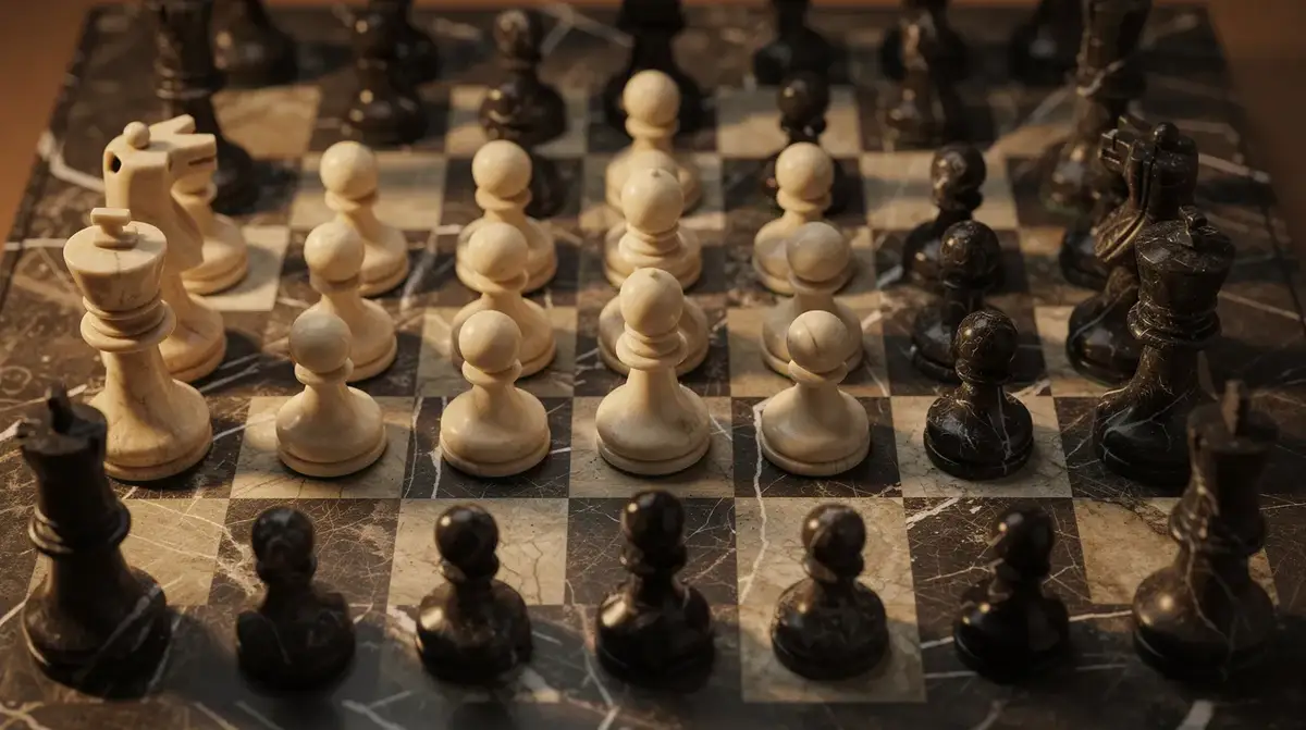 Chess strategy diagram illustrating pawn majority attacks, minority attack concepts, and how to identify the correct direction of play based on pawn structure