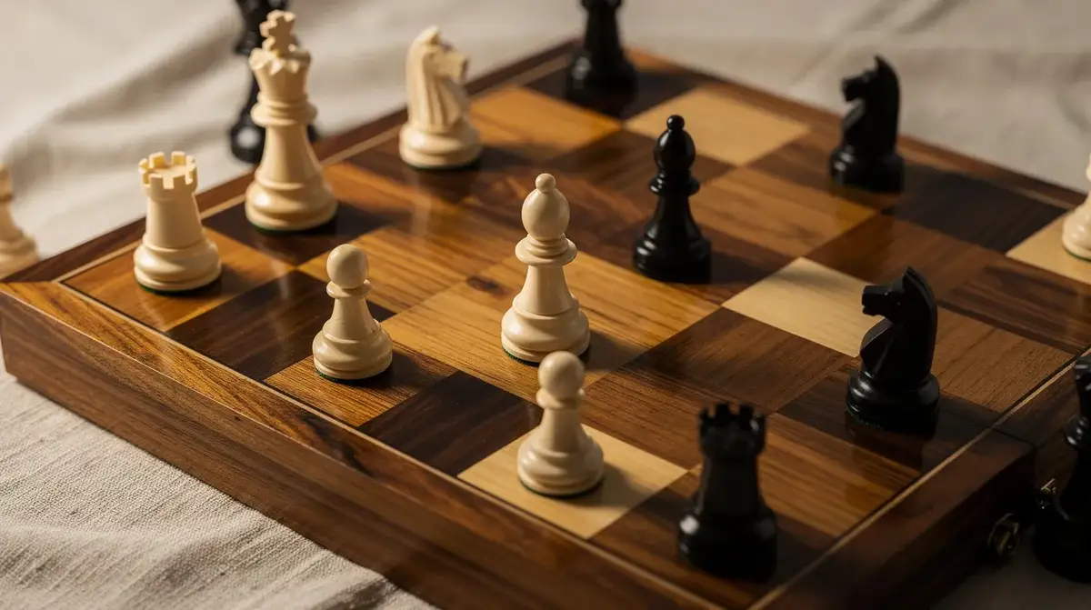 Chess board showing doubled pawns on the c-file with open b-file and rook activation plan