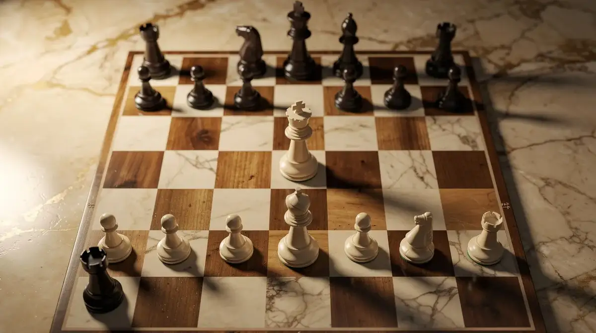 Chess endgame position with White advancing a protected passed pawn on d6 while the king supports from e5 and a rook sits on d1